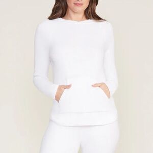 Barefoot Dreams - CozyChic Ultra Lite Pullover Hoodie - White